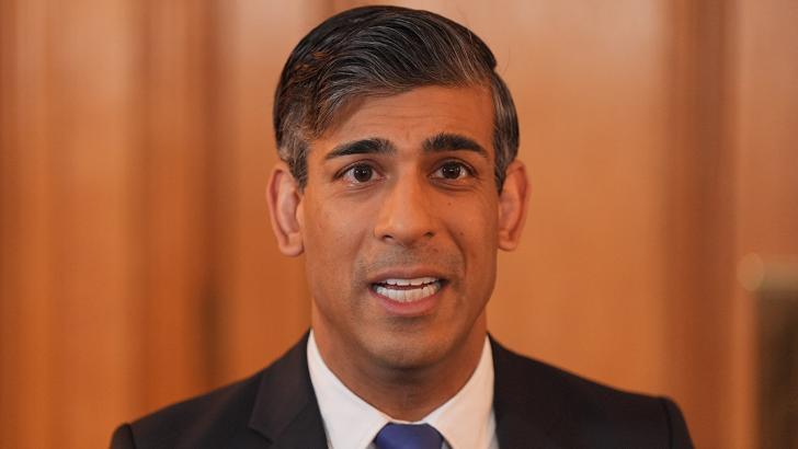 Rishi Sunak head and shoulders